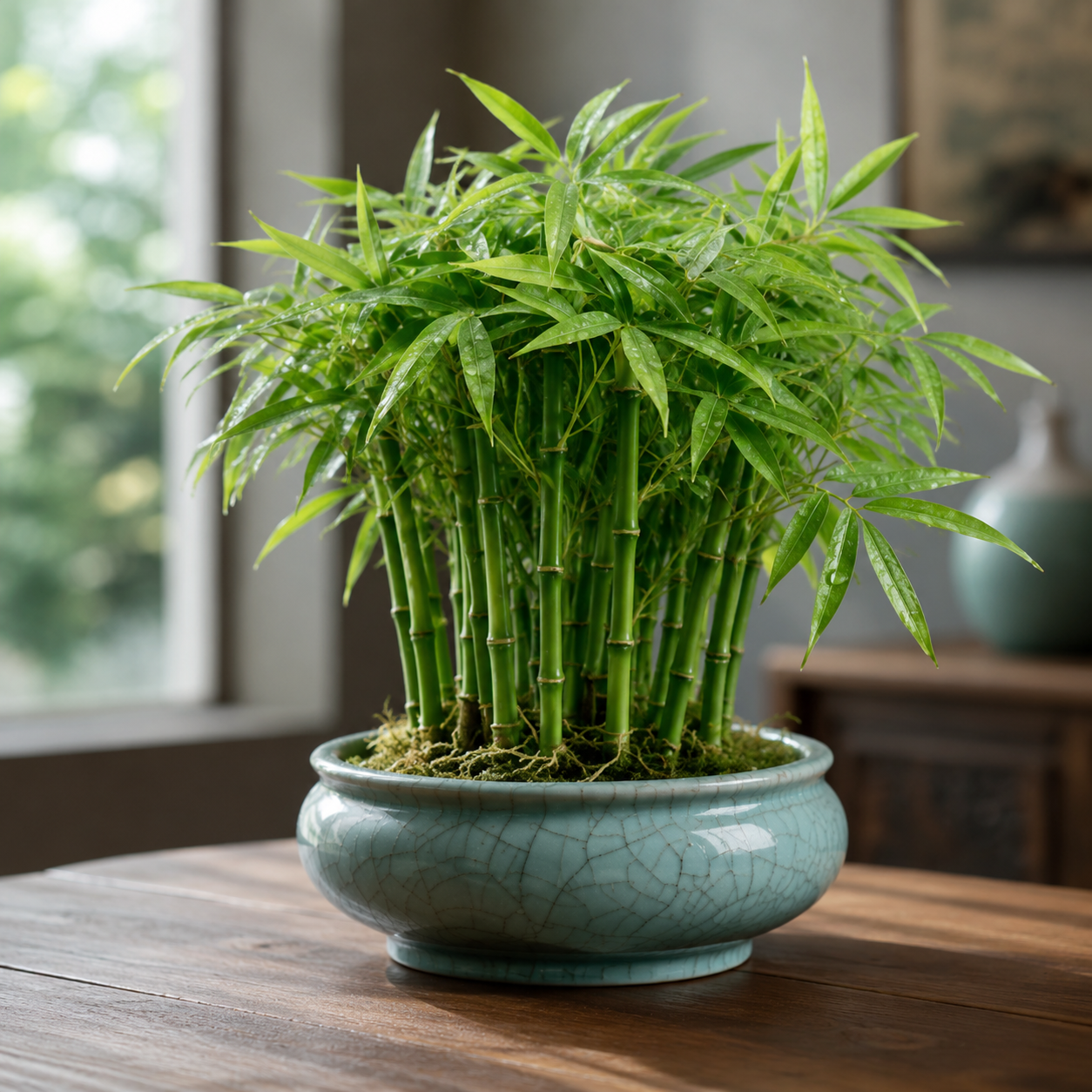 Home Grow Bamboo Flower Seeds - seed packet and planting photo