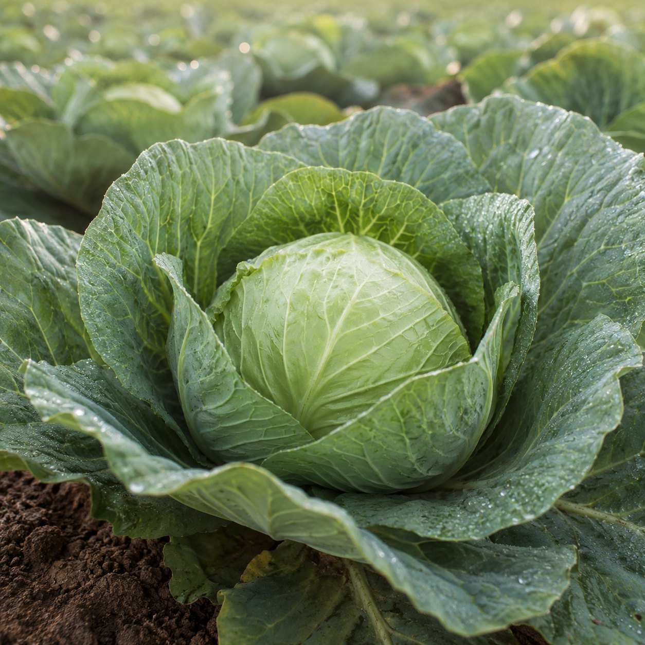 Cabbage for Kitchen Gardens Planting Seeds for Home Gardens - seed packet and planting photo