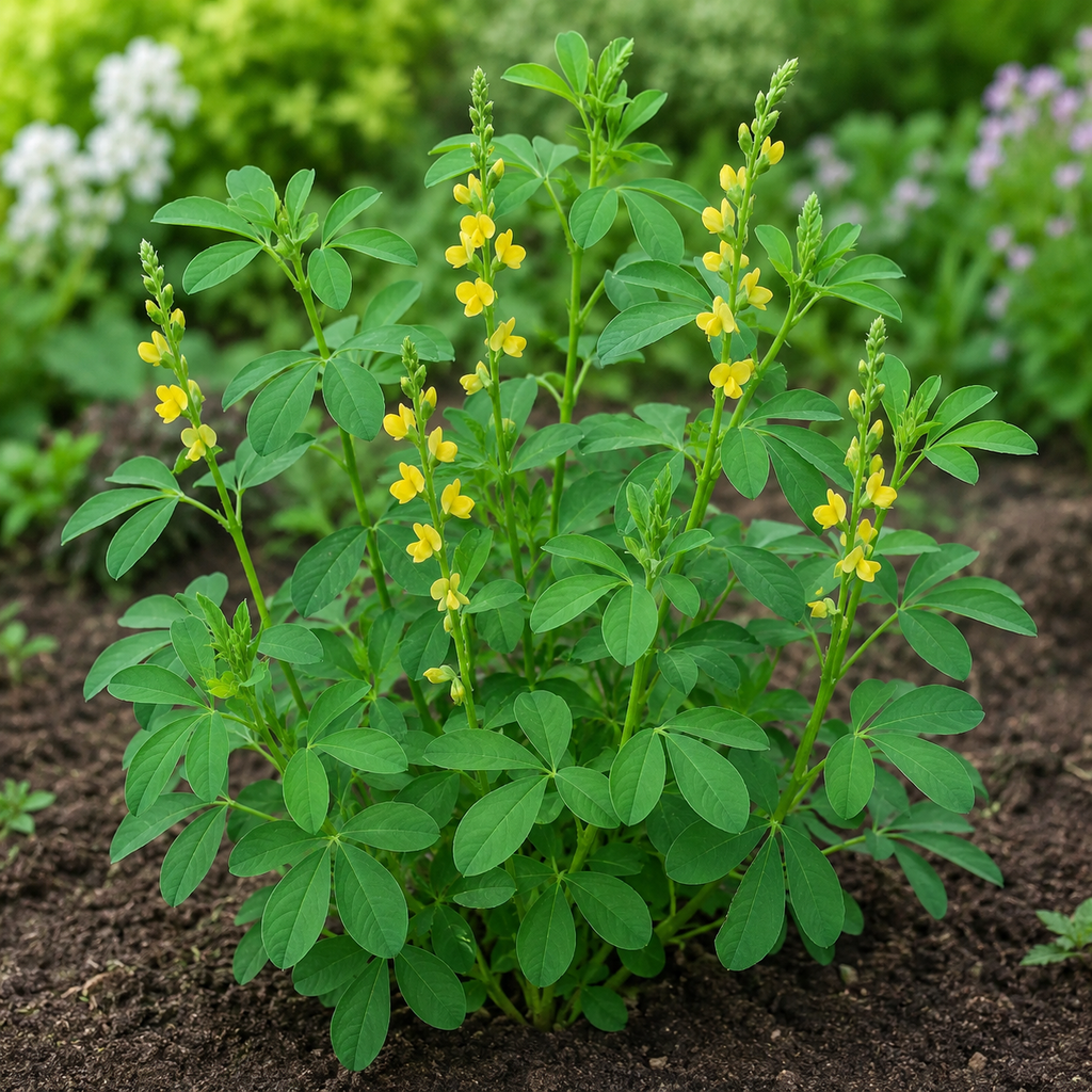 Chippilin Flower Seeds - seed packet and planting photo
