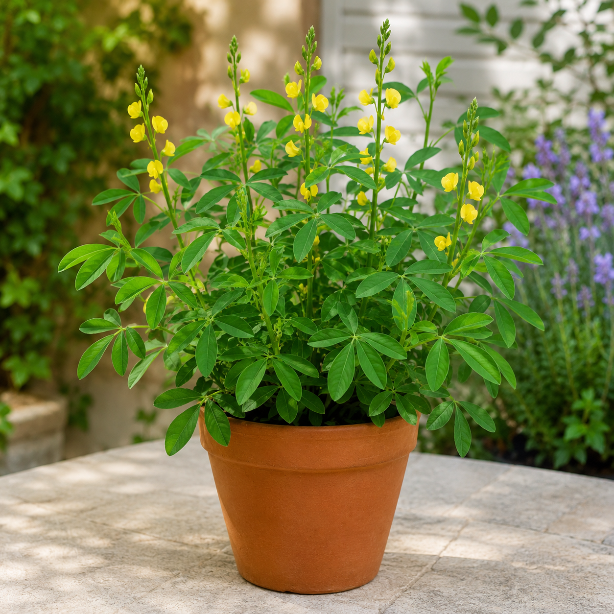 Chippilin Flower Seeds - seed packet and planting photo