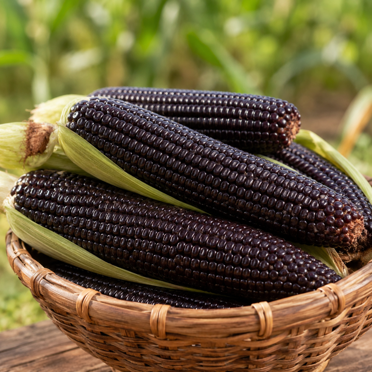 Corn Planting Seeds for Home Gardens - seed packet and planting photo