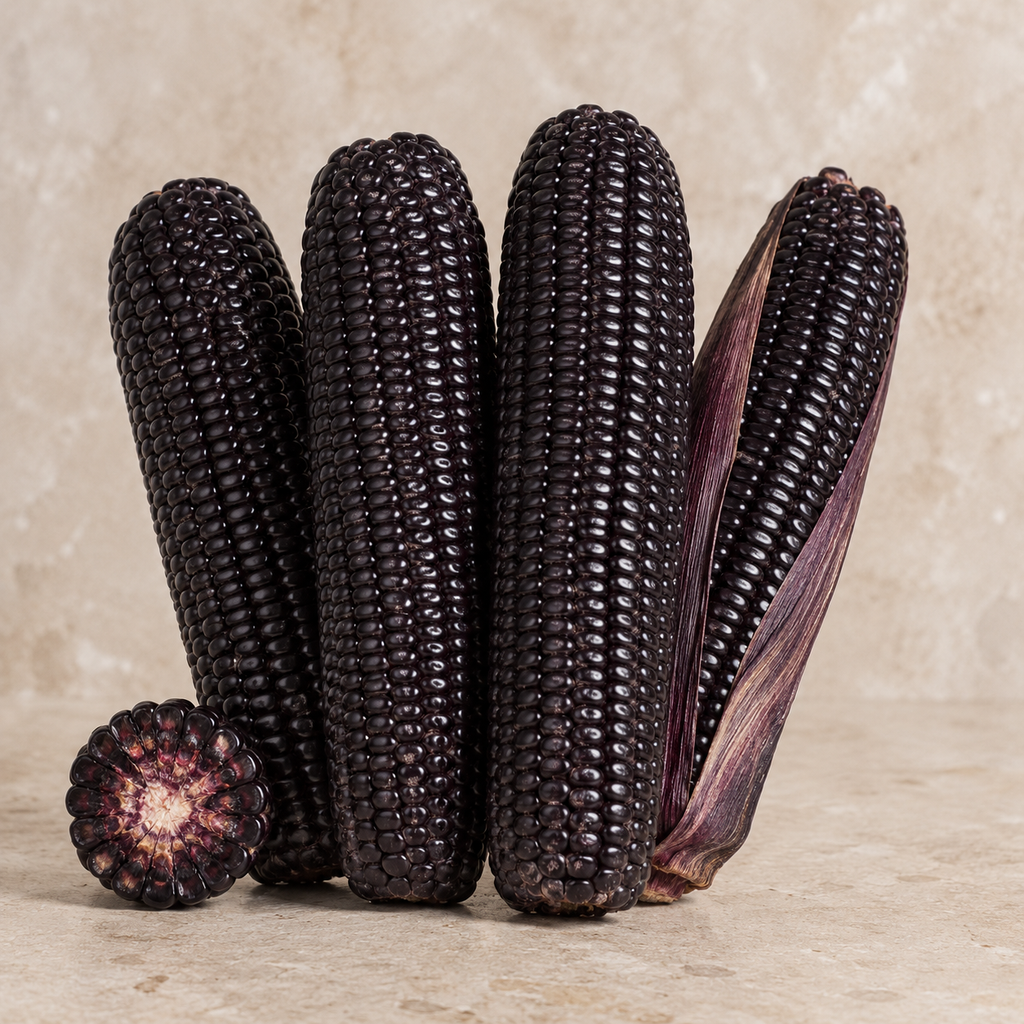 Corn Planting Seeds for Home Gardens - seed packet and planting photo
