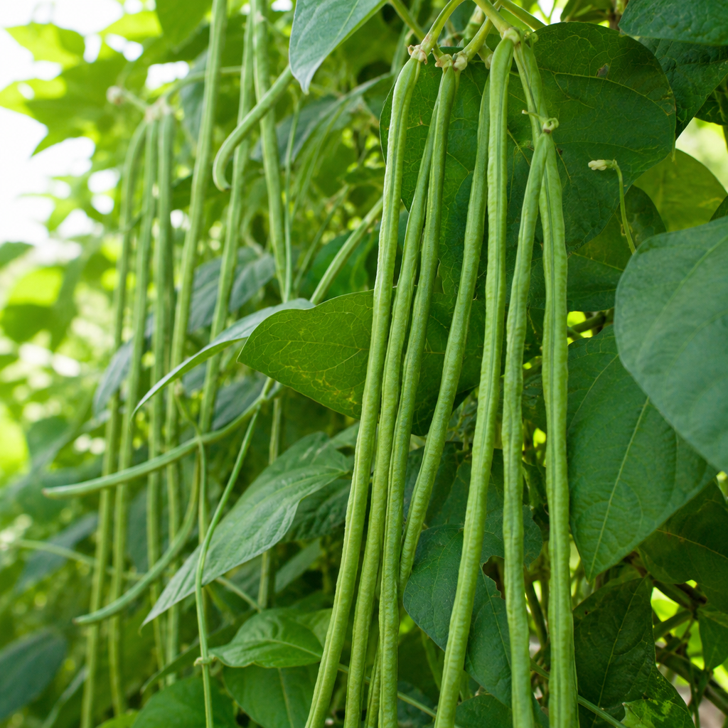 Cowpea for Kitchen Gardens Planting Seeds for Home Gardens - seed packet and planting photo
