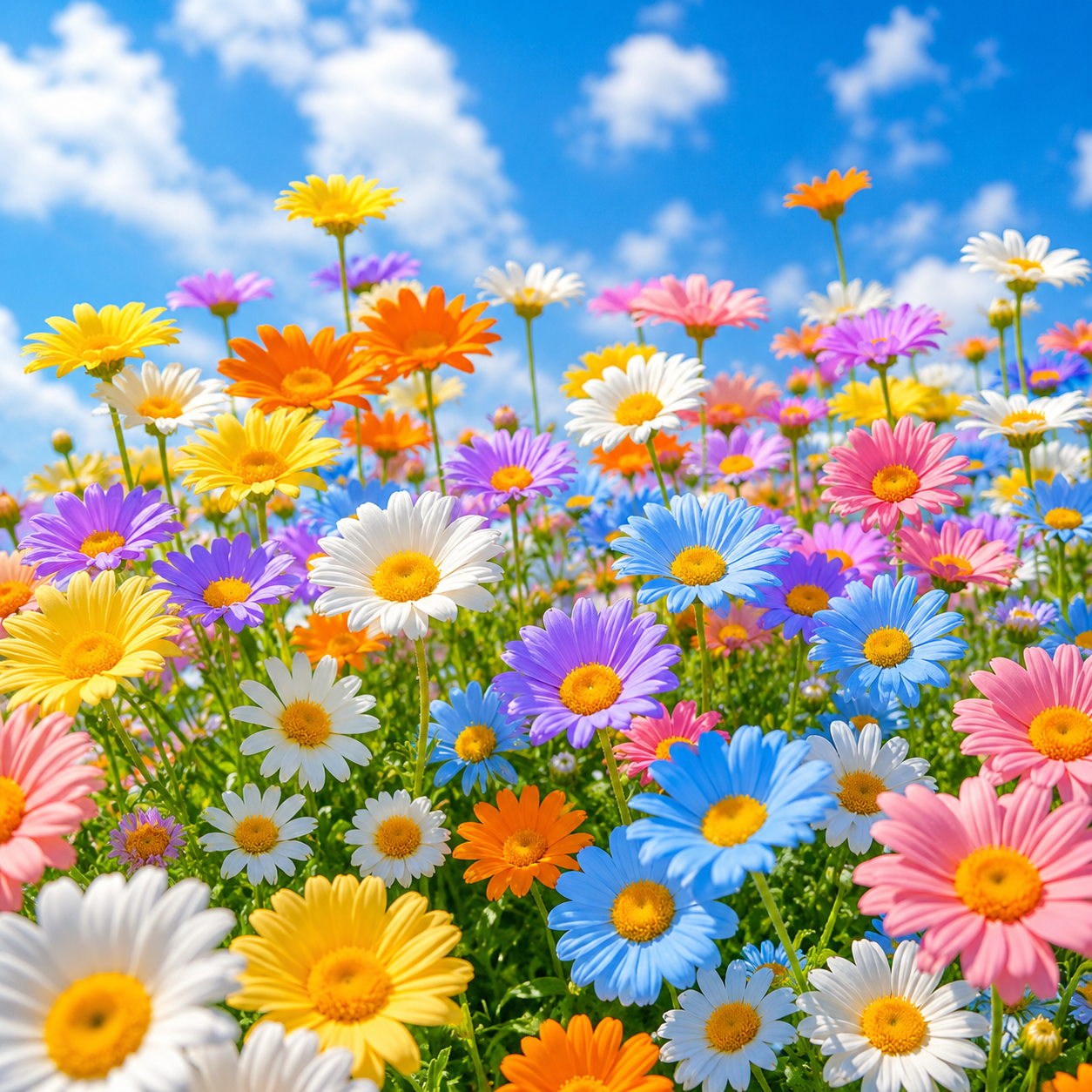 Daisy Flower Seeds - seed packet and planting photo