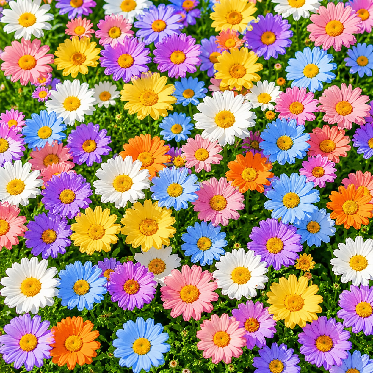 Daisy Flower Seeds - seed packet and planting photo