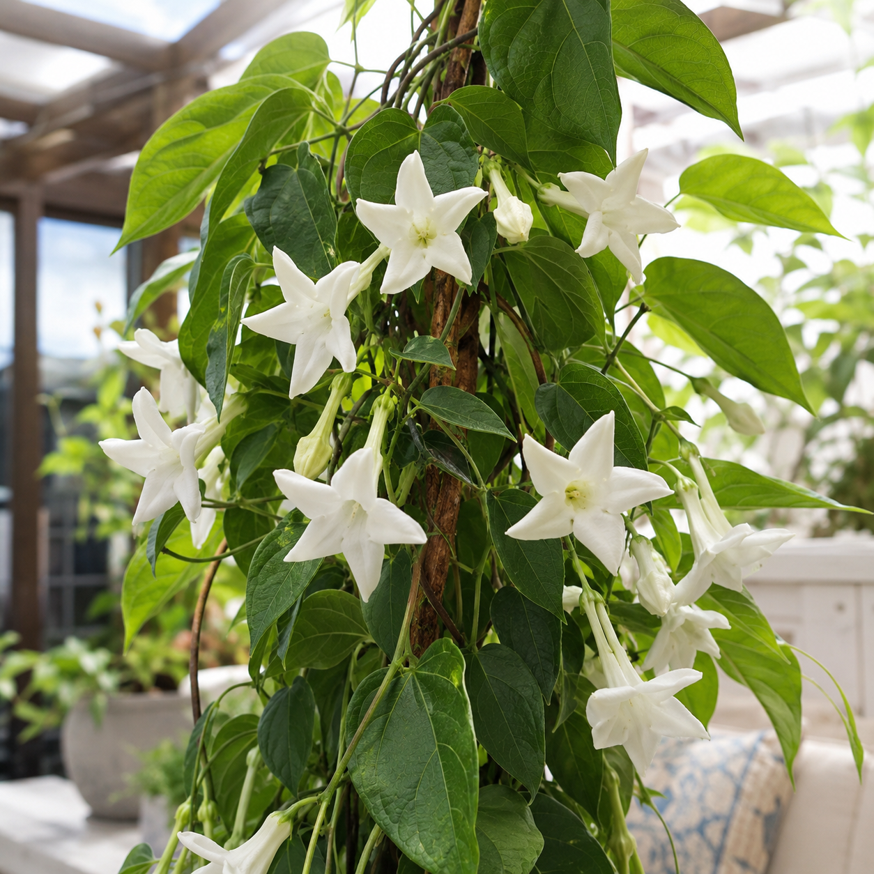 Datura Flower Seeds - seed packet and planting photo