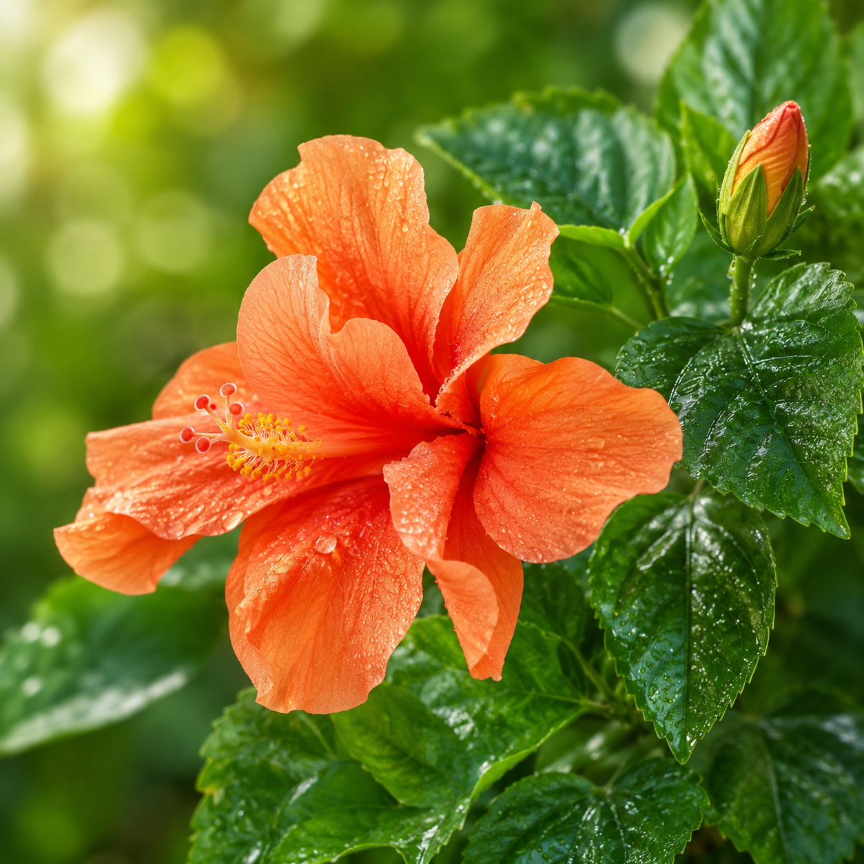 Home Grow Hibiscus Flower Seeds - seed packet and planting photo