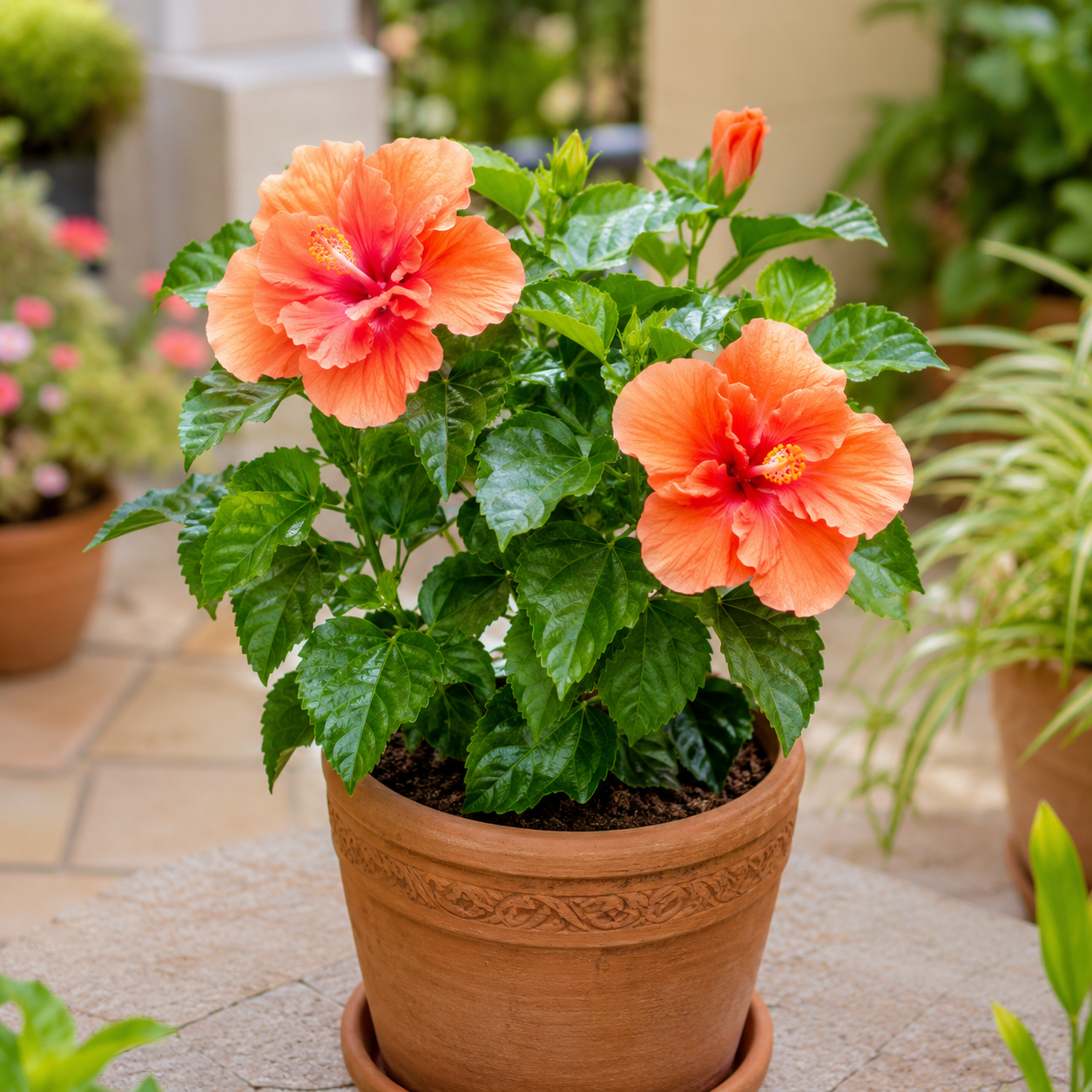 Home Grow Hibiscus Flower Seeds - seed packet and planting photo