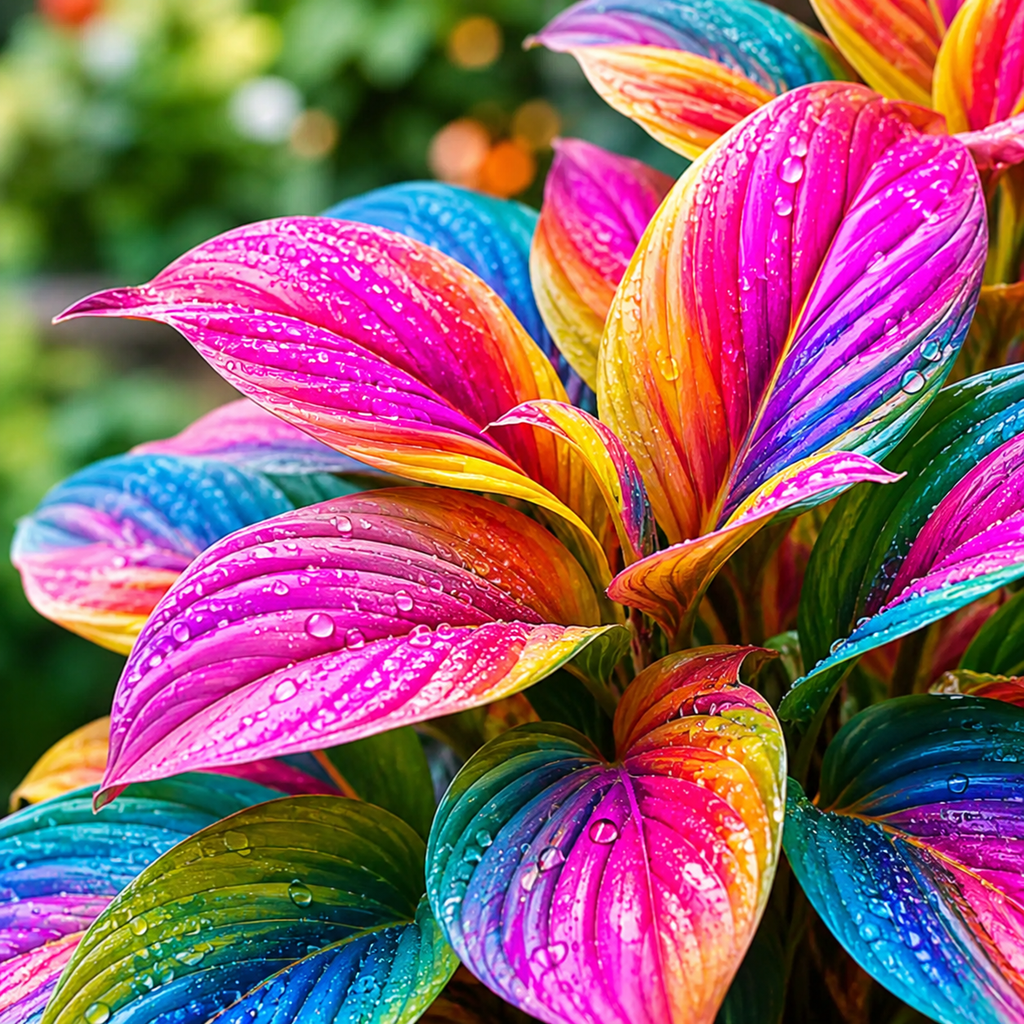 Hosta Flower Seeds - seed packet and planting photo