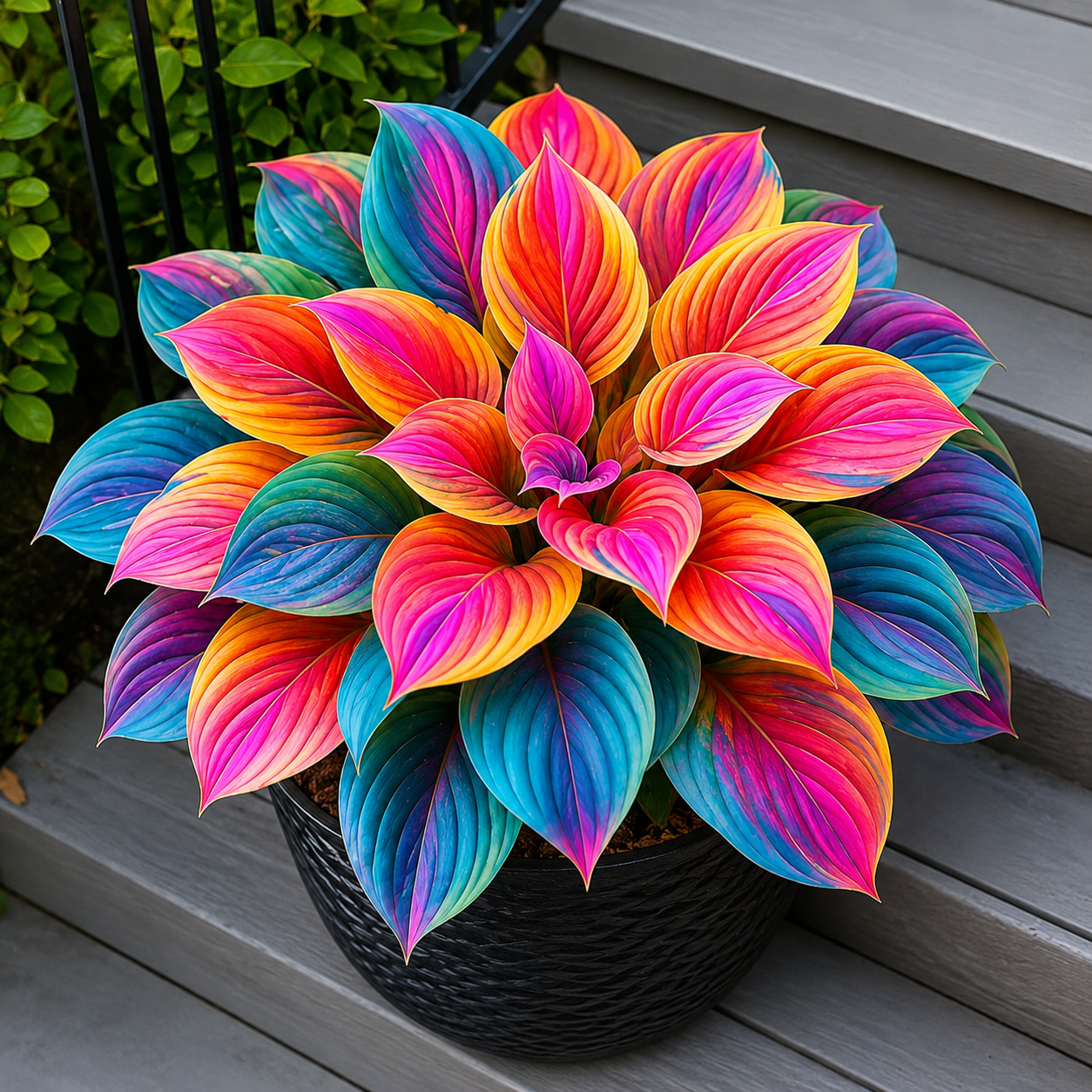 Hosta Flower Seeds - seed packet and planting photo