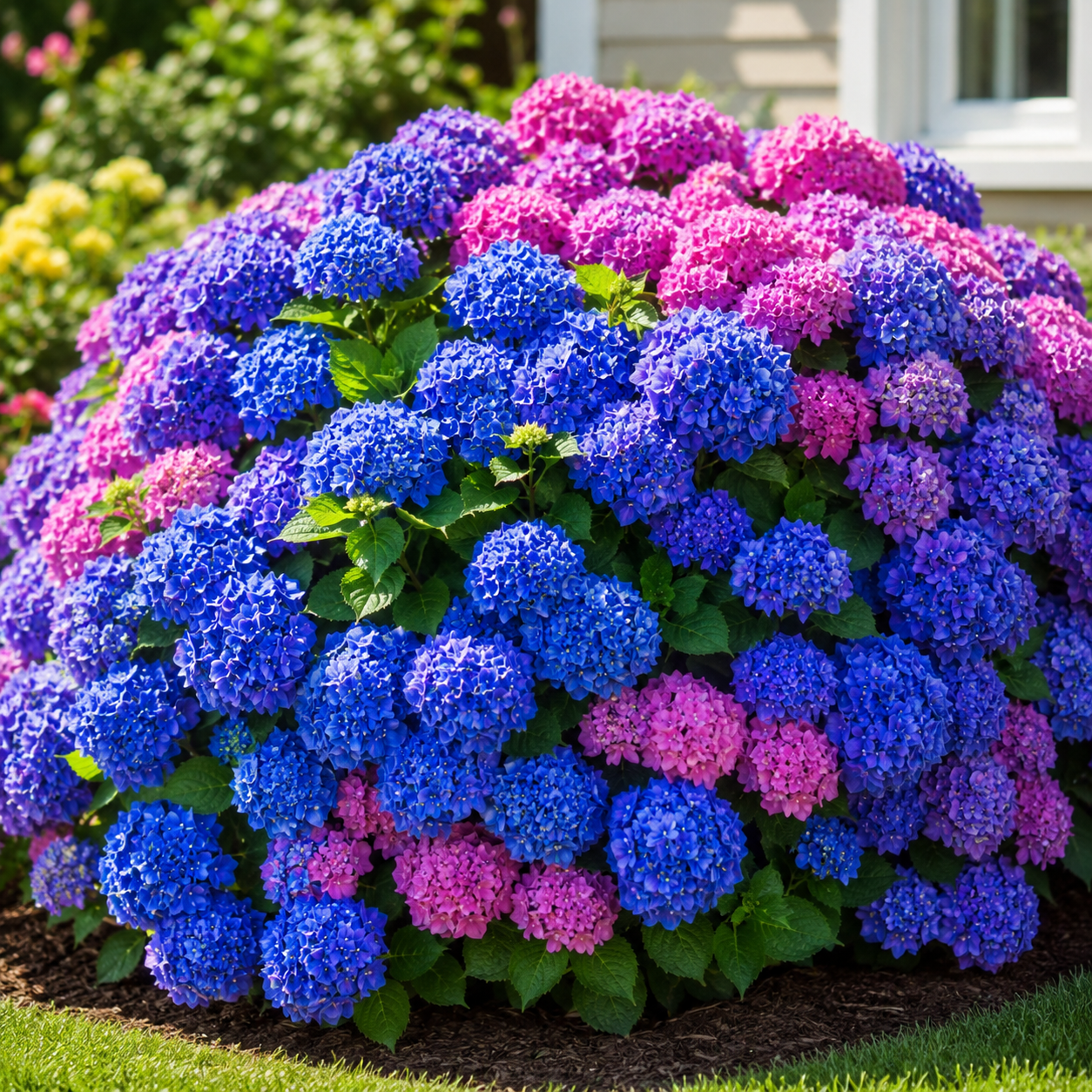 Hydrangea Flower Seeds - seed packet and planting photo