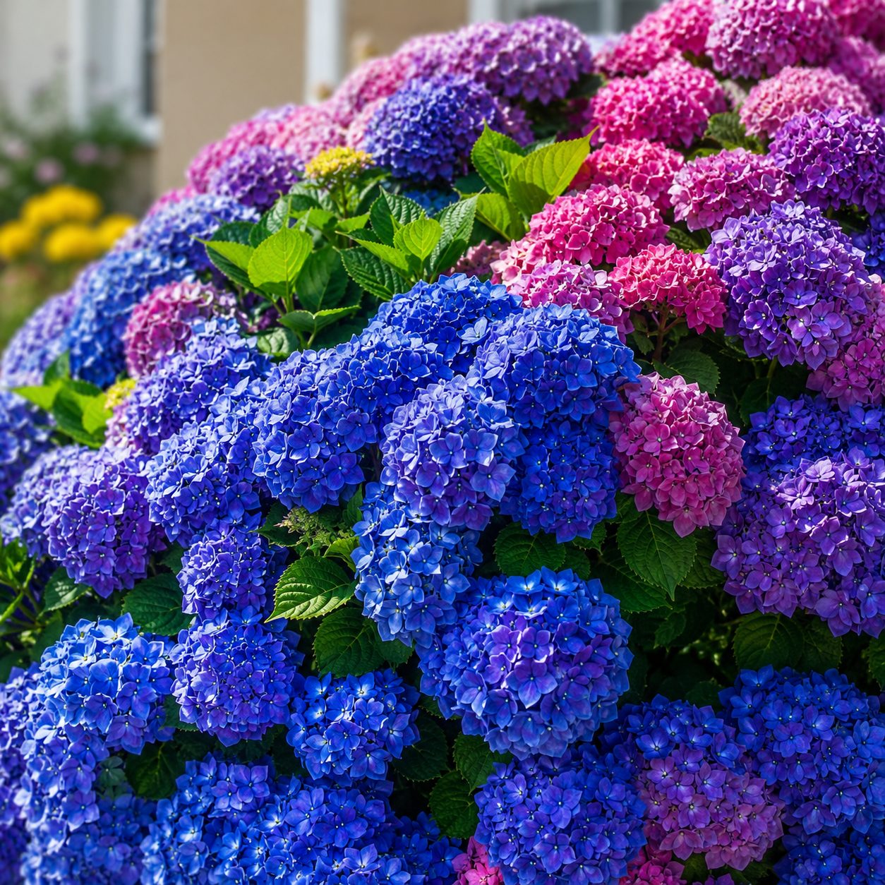 Hydrangea Flower Seeds - seed packet and planting photo