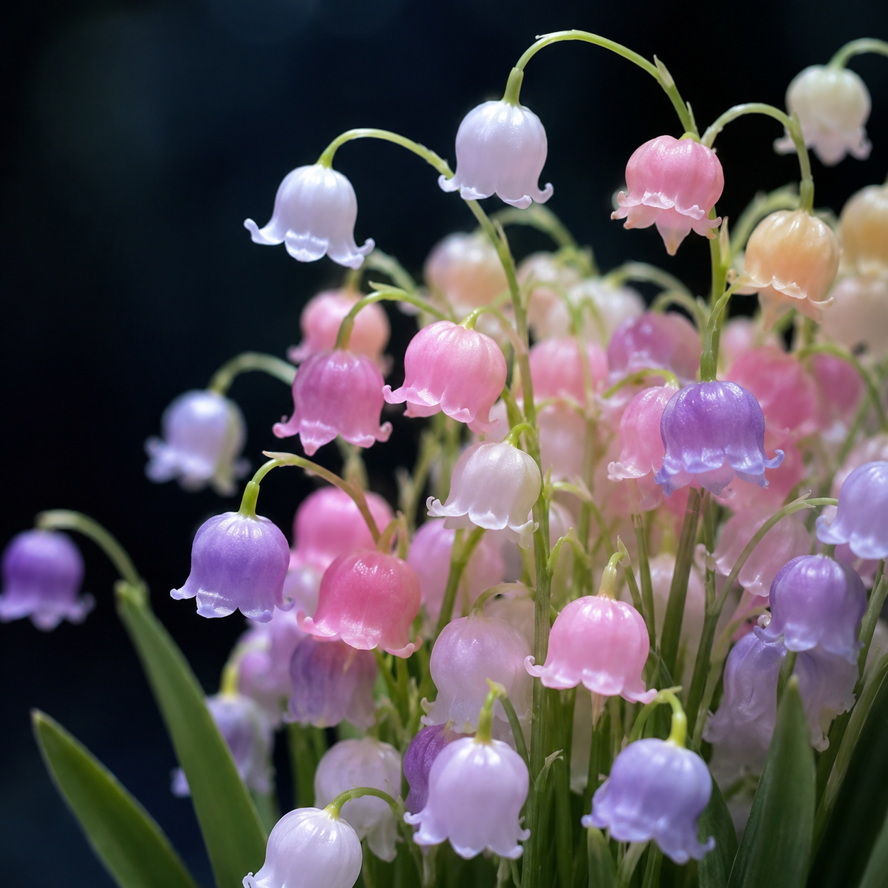 Lily of the Valley Flower Seeds - seed packet and planting photo