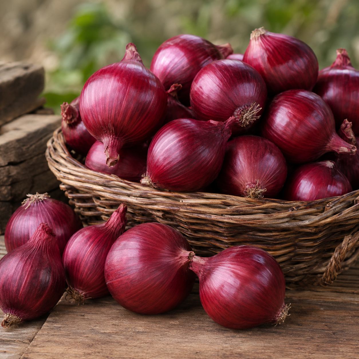 Onion Planting Seeds for Home Gardens - seed packet and planting photo