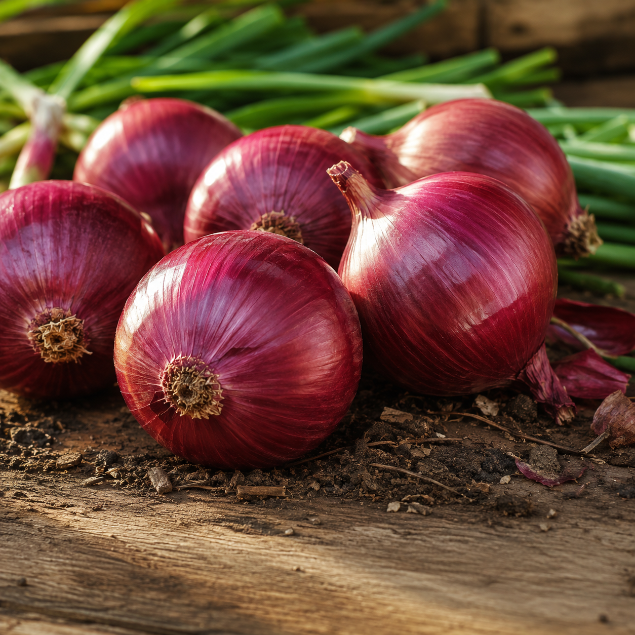 Onion Planting Seeds for Home Gardens - seed packet and planting photo