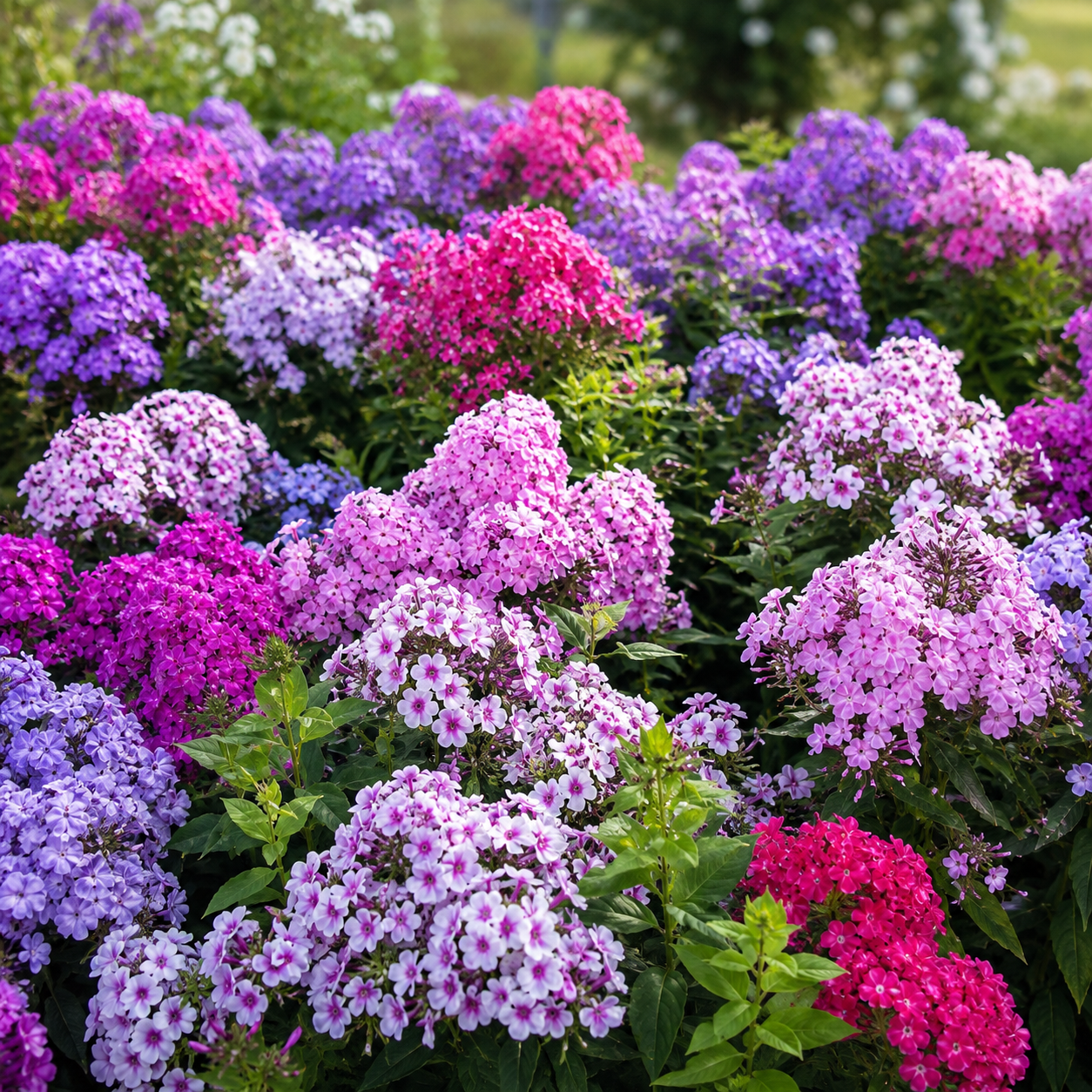 Home Grow Phlox Flower Seeds - seed packet and planting photo