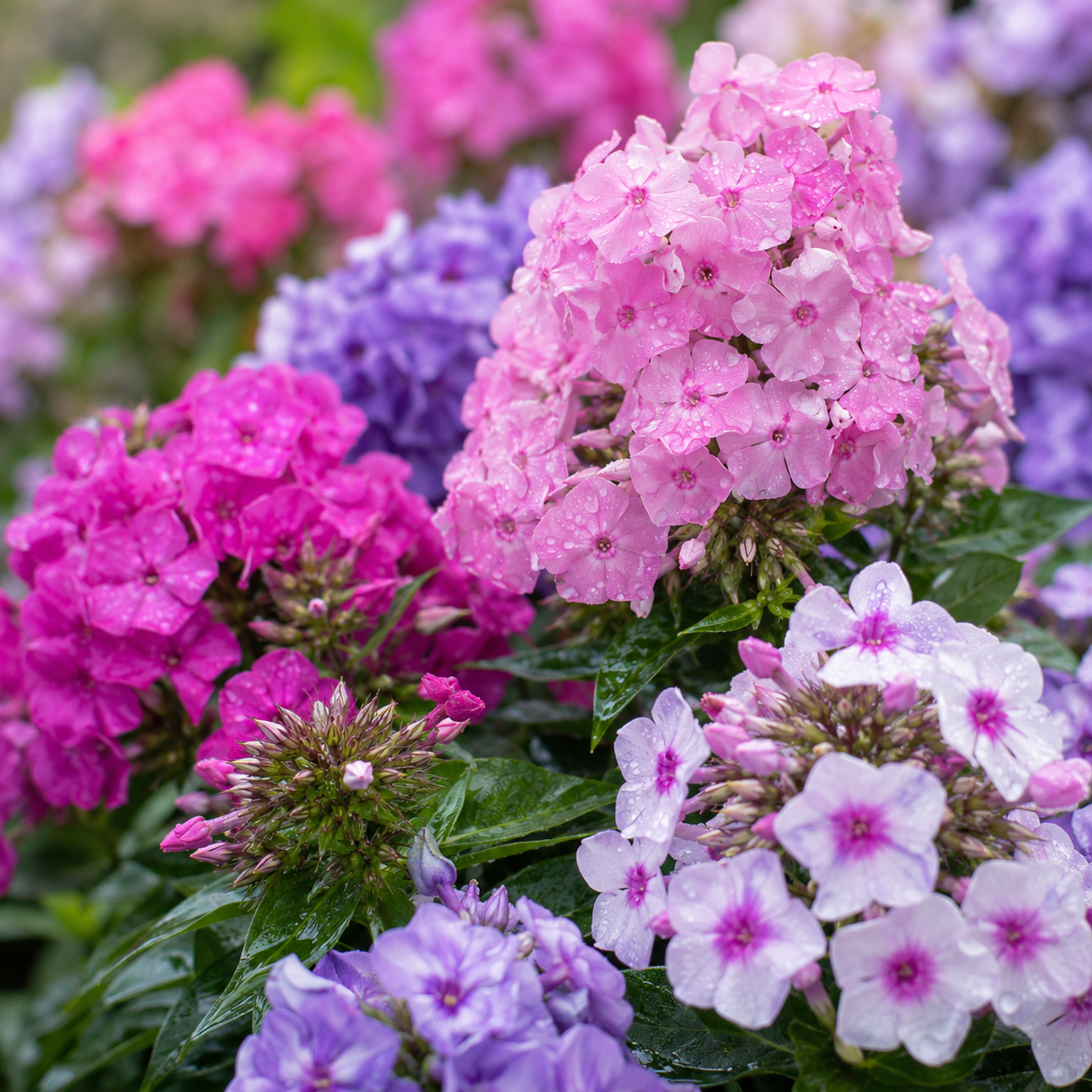 Home Grow Phlox Flower Seeds - seed packet and planting photo