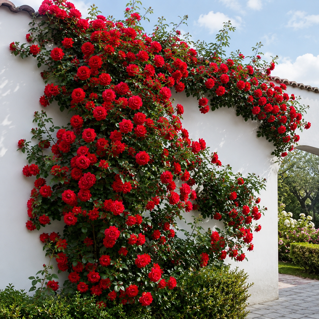 Rose Flower Seeds - seed packet and planting photo