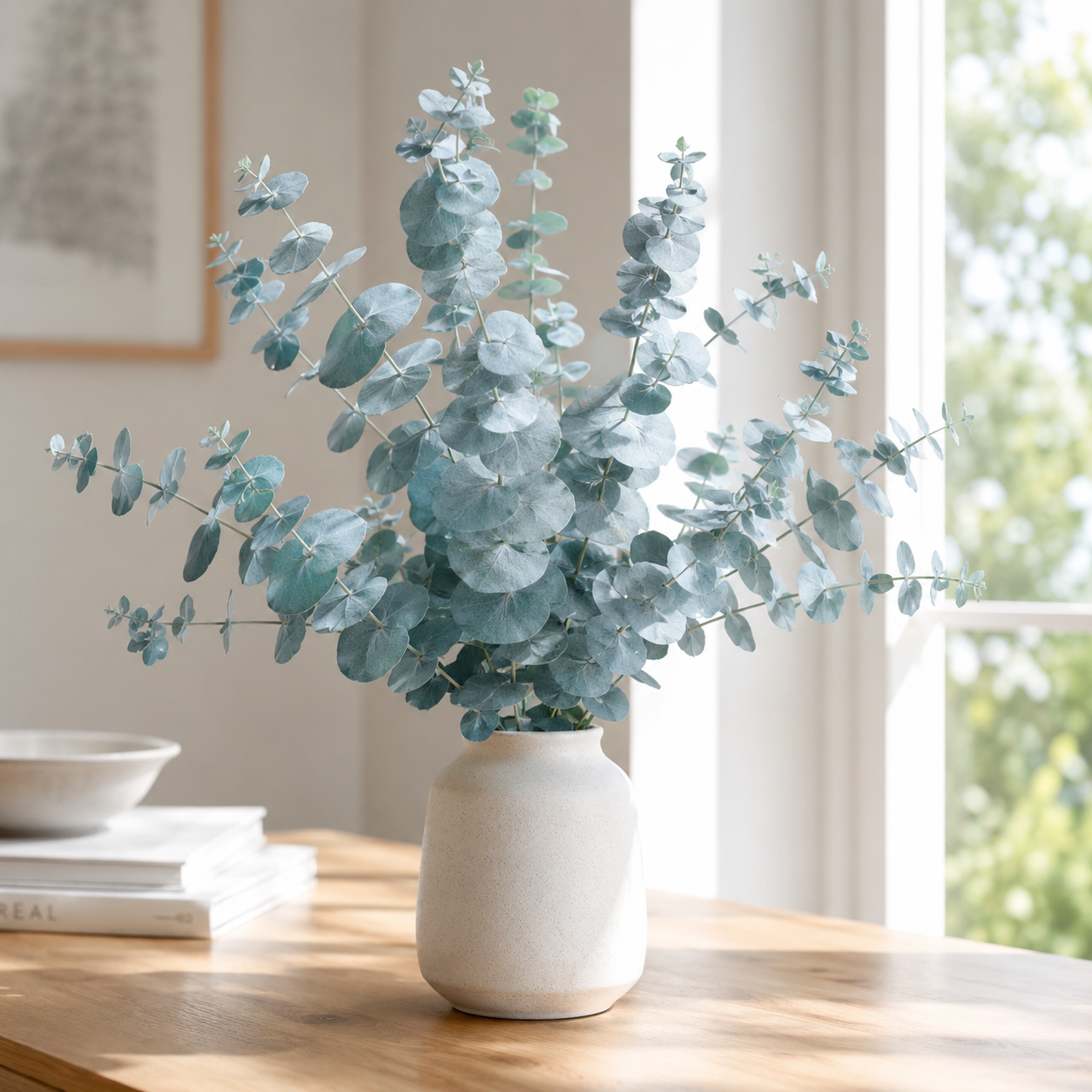 Silver Leaf Eucalyptus Flower Seeds - seed packet and planting photo