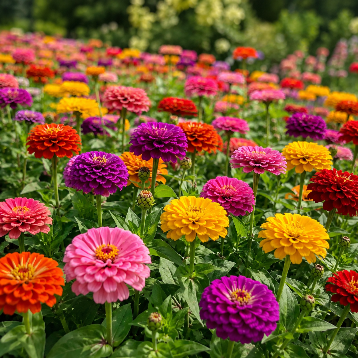 Home Grow Zinnia Flower Seeds - seed packet and planting photo
